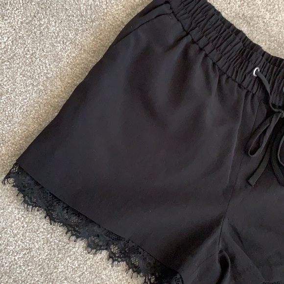 Black Lace Shorts - Picture 2 of 2